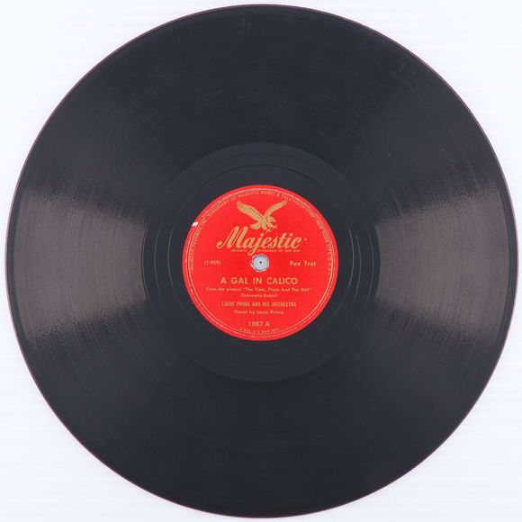 Louis Prima - A Gal In Calico / He / She Like It! - 1946 10" 78 rpm Record 1087 - Picture 2 of 16